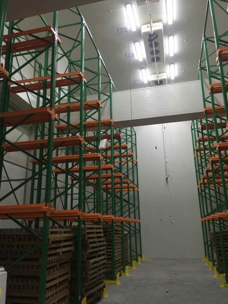 肯德制冷承建的蘇州大型醫藥冷庫內部圖片